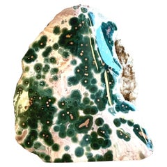 Vintage Boho Ocean Jasper Old Vein Slab