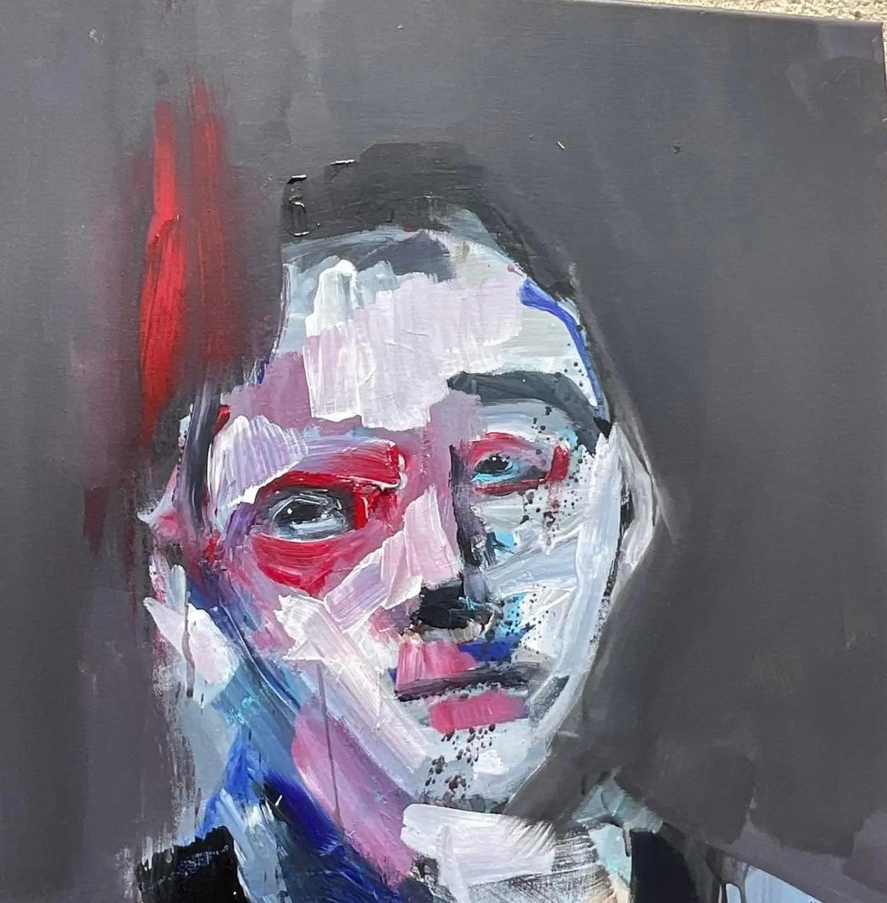 Il Vintage Boho Original Oil Portrait on Canvas irradia il fascino bohémien americano con i suoi colori vivaci e le sue pennellate espressive. Questa opera d'arte unica conferisce personalità e fascino artistico a qualsiasi spazio, rendendola un
