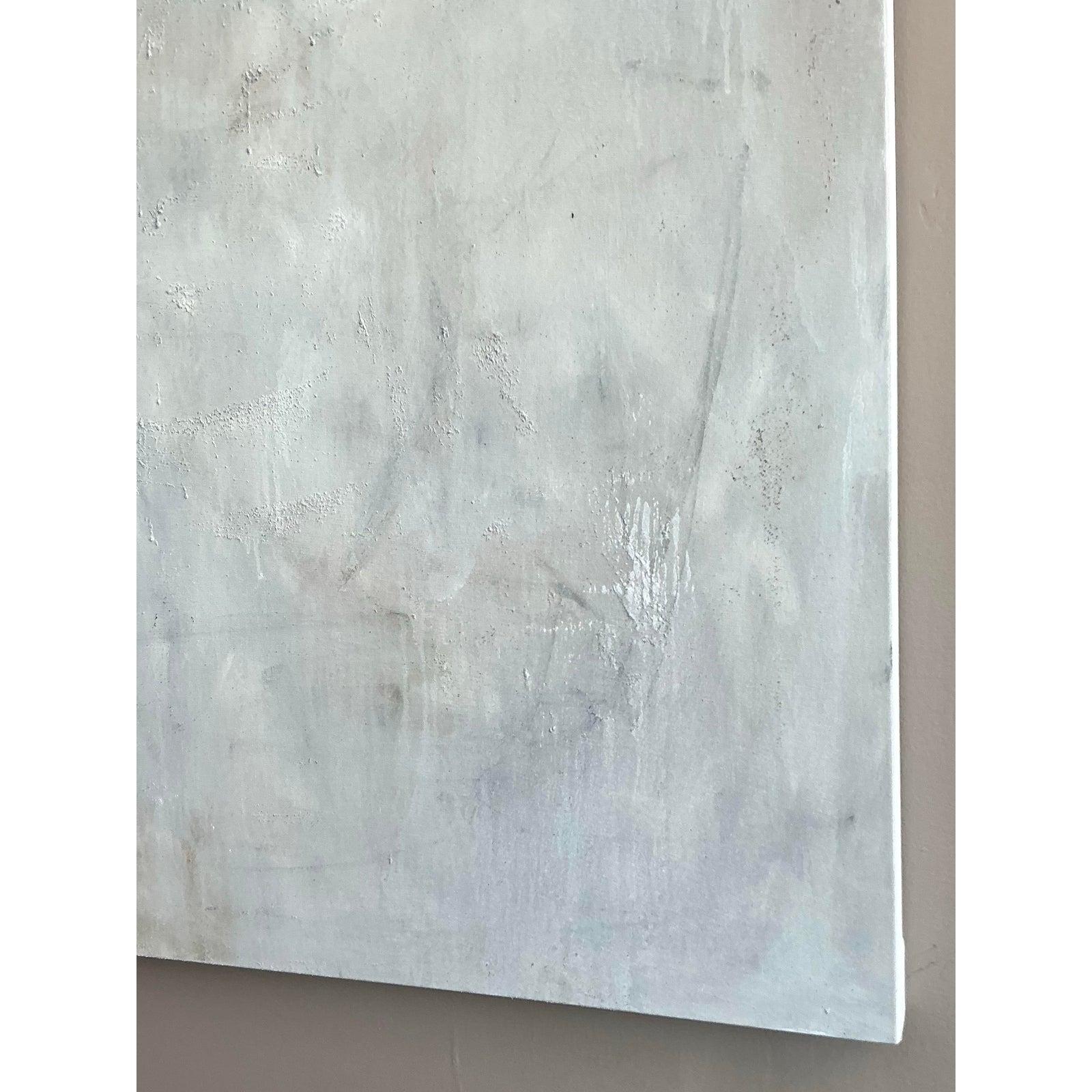 Vintage Boho Original Abstraktes Ölgemälde auf Leinwand, Vintage (amerikanisch) im Angebot