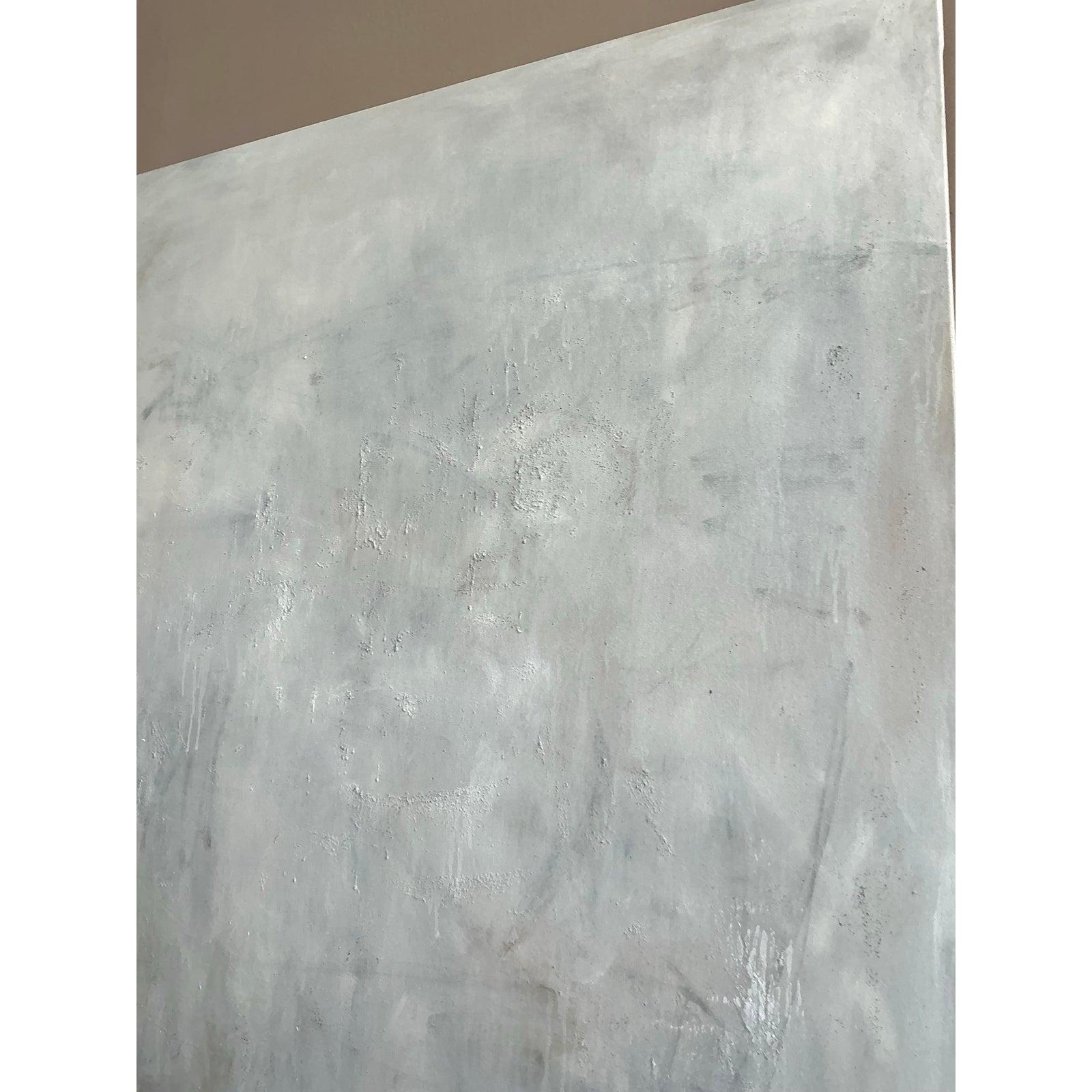 Vintage Boho Original Abstraktes Ölgemälde auf Leinwand, Vintage im Angebot 3