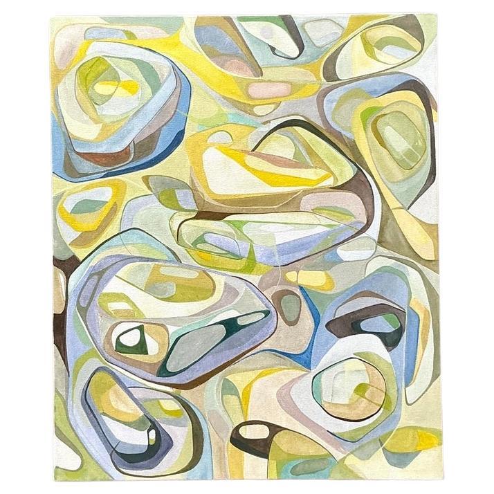 Vintage Boho Original Abstract Oil on Canvas “You Can’t See It”