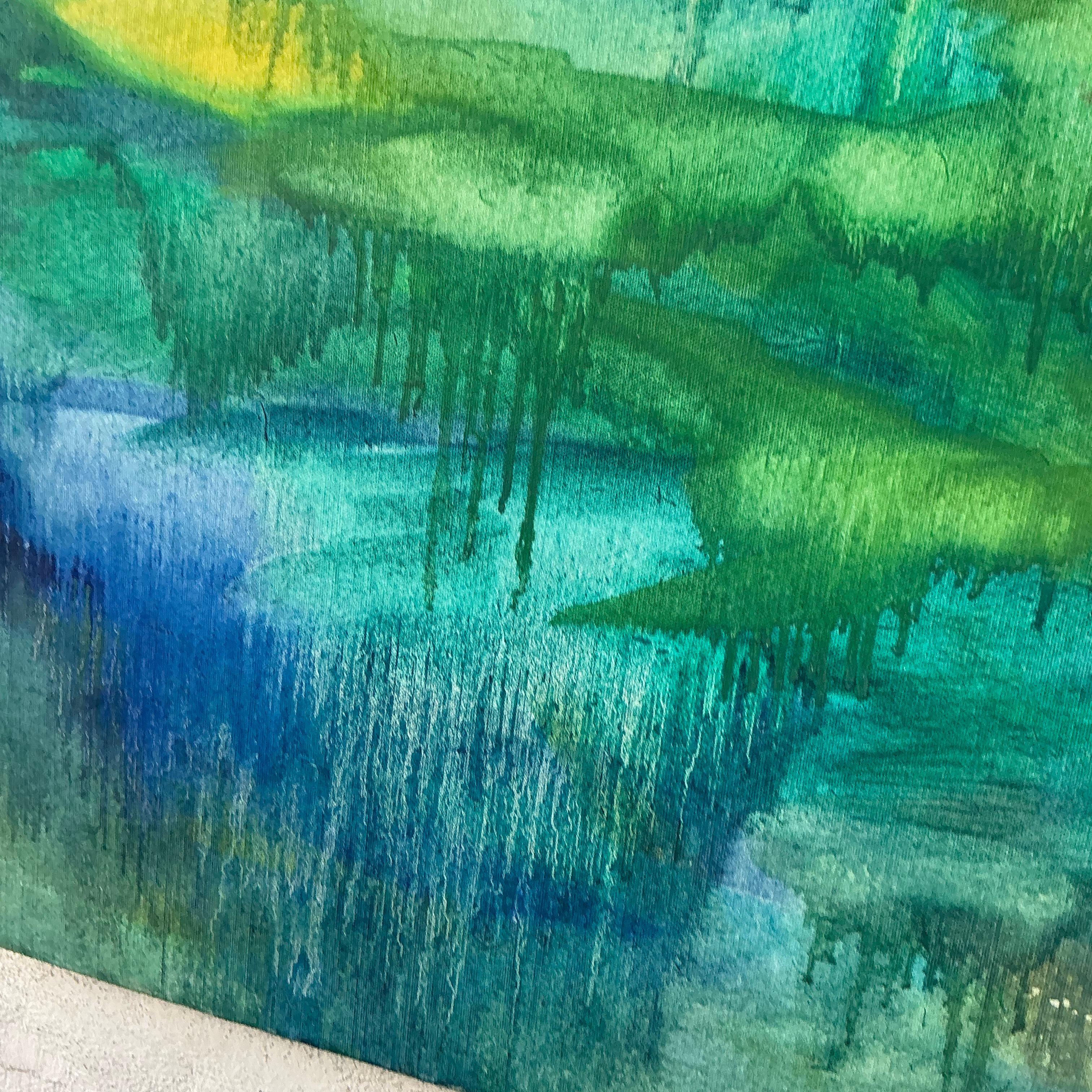 Infunde a tu espacio un toque artístico con este óleo abstracto original boho vintage sobre lienzo. Con pinceladas dinámicas y tonos terrosos y bohemios, esta obra de arte encarna una sensación de movimiento y emoción. Ideal para realzar una