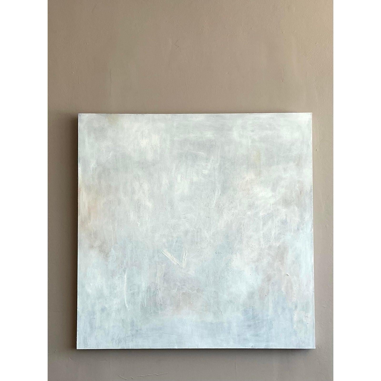 Originales abstraktes Ölgemälde auf Leinwand, Boho (amerikanisch) im Angebot