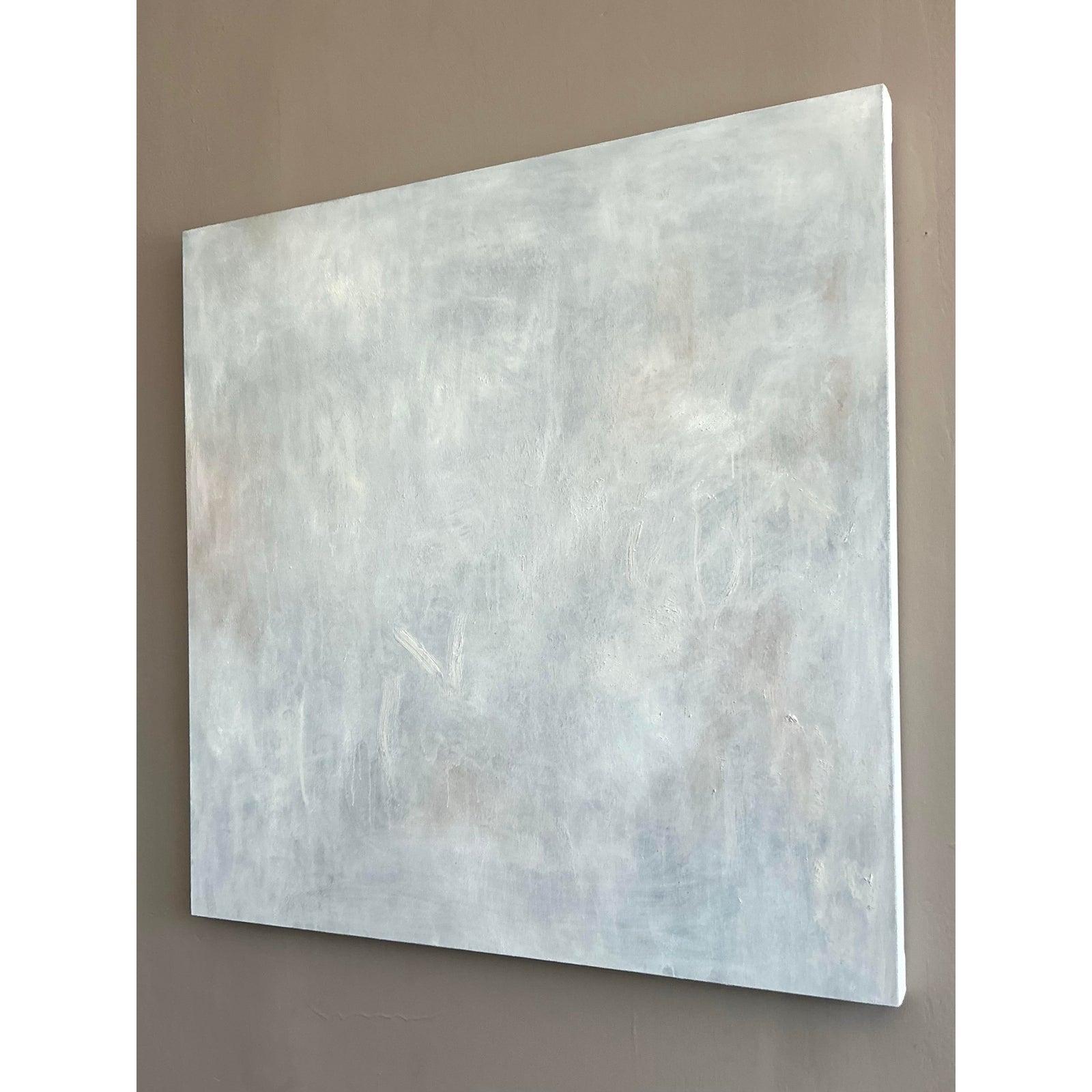 Originales abstraktes Ölgemälde auf Leinwand, Boho im Angebot 1