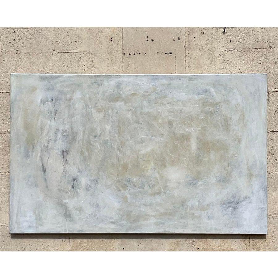 Originales abstraktes Ölgemälde auf Leinwand, Boho im Angebot 1