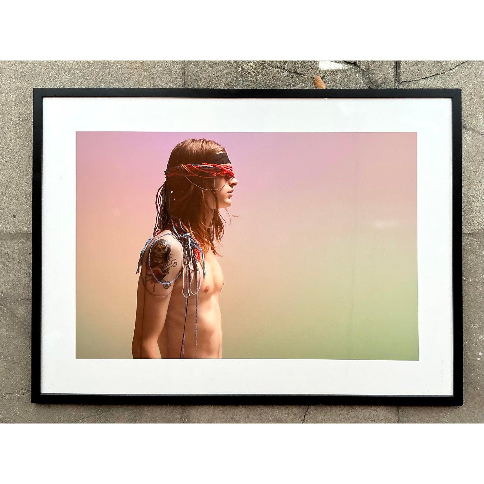Vintage Boho Original Mode Figurative Vintage-Fotografie im Zustand „Gut“ im Angebot in west palm beach, FL
