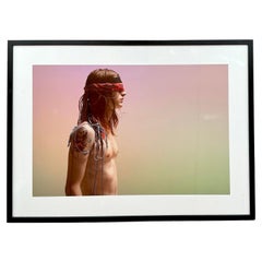 Photographie figurative vintage boho originale de mode
