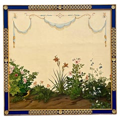 Antique Boho Original Floral Oil Paintings on Board - Set of 7