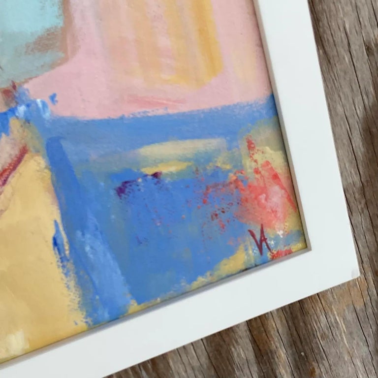 Vintage Boho Original Oil Portrait of Young Woman For Sale at 1stDibs