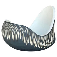 Bol vintage Boho Original Scored Studio Pottery