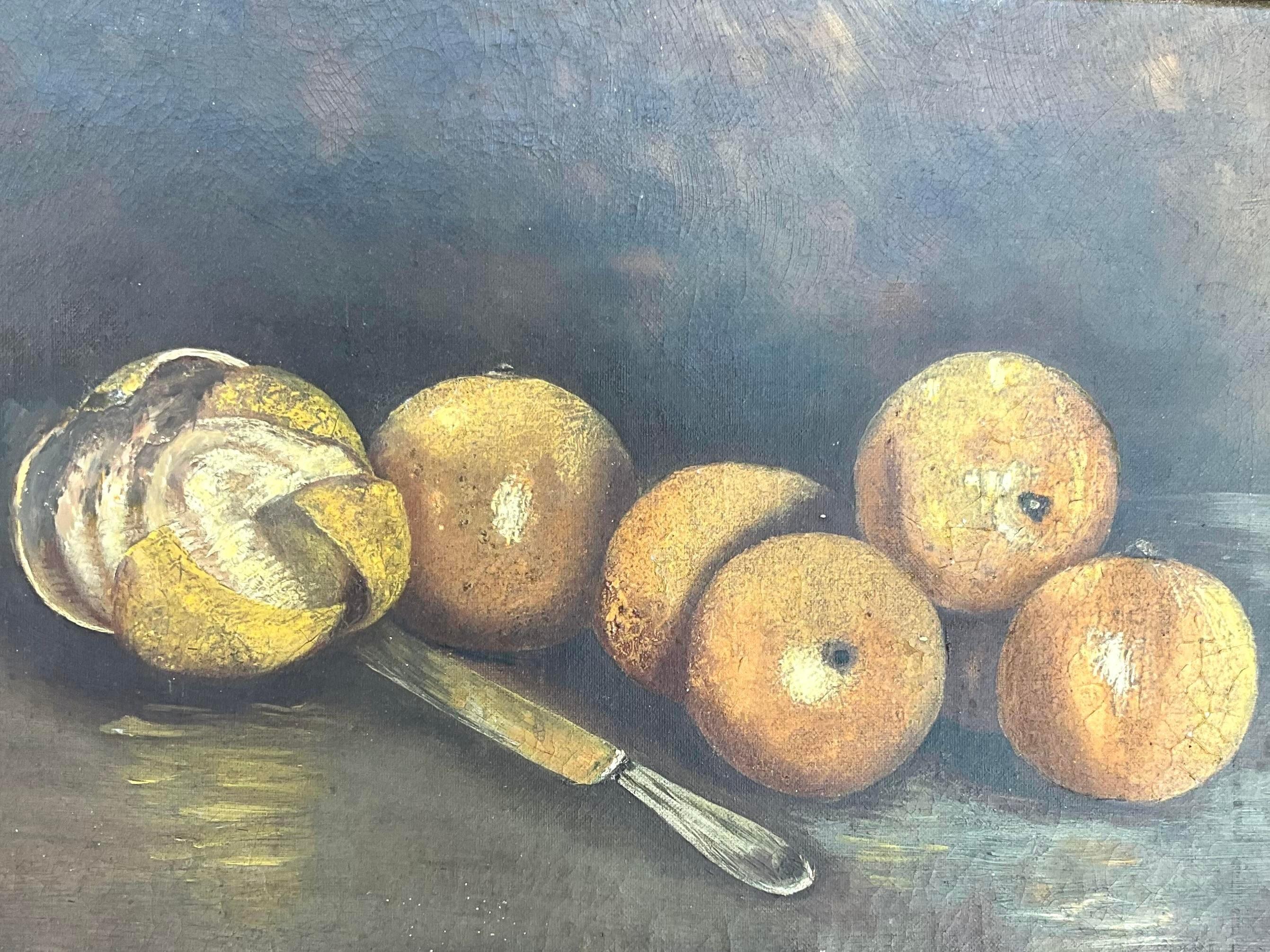 XX secolo Vintage By: pittura ad olio su tela di una natura morta originale in vendita