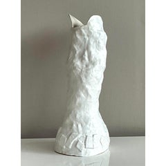 Vintage Boho Original Studio Pottery Blocks Vase