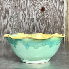 Vintage Boho Original Studio Pottery Bowl