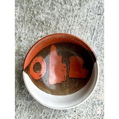 Vintage Boho Original Studio Pottery Bowl