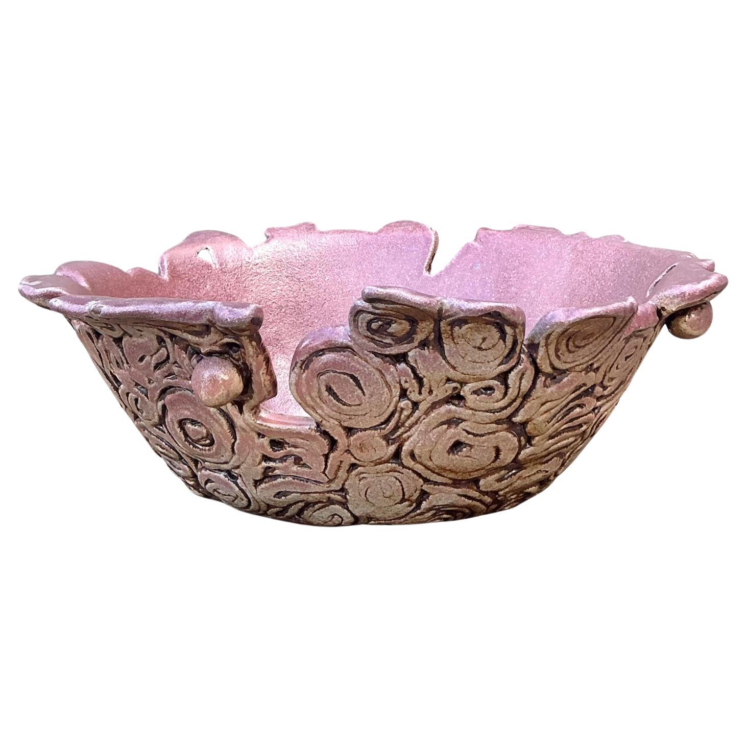 Vintage Boho Original Studio Pottery Bowl