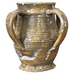 Vintage Boho Original Studio Pottery Handle Vase