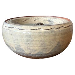 Bol à couvercle vintage Boho Original Studio Pottery