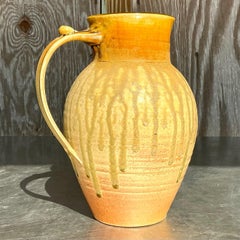 Pichet vintage Boho Original Studio Pottery
