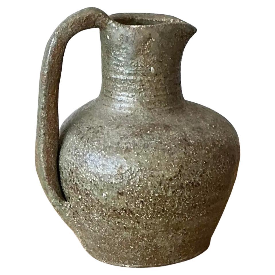 Pichet vintage Boho Original Studio Pottery