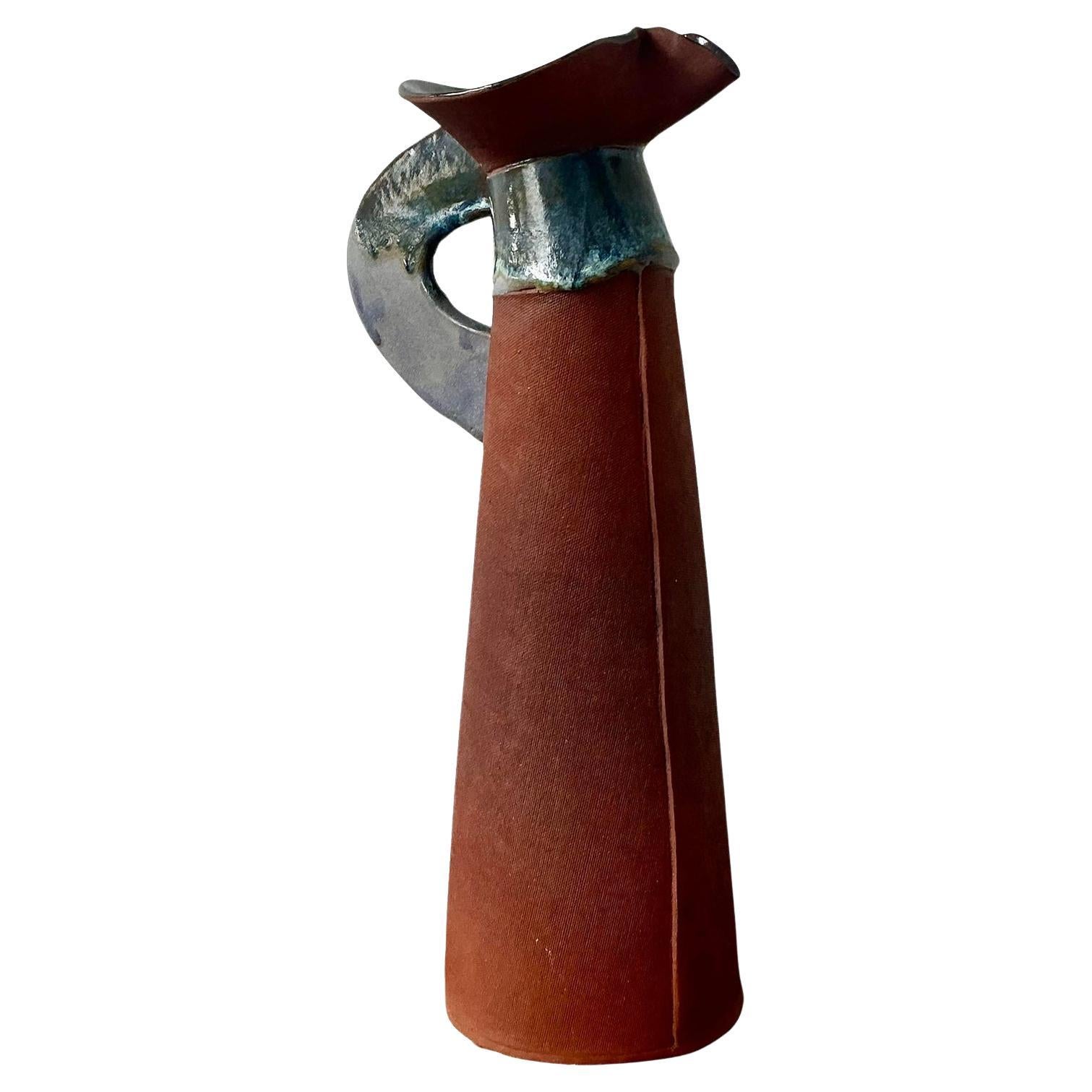 Vintage Boho Original Studio Pottery Pitcher