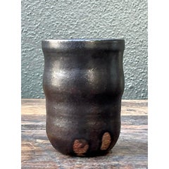 Vintage Boho Original Studio Pottery Small Vase