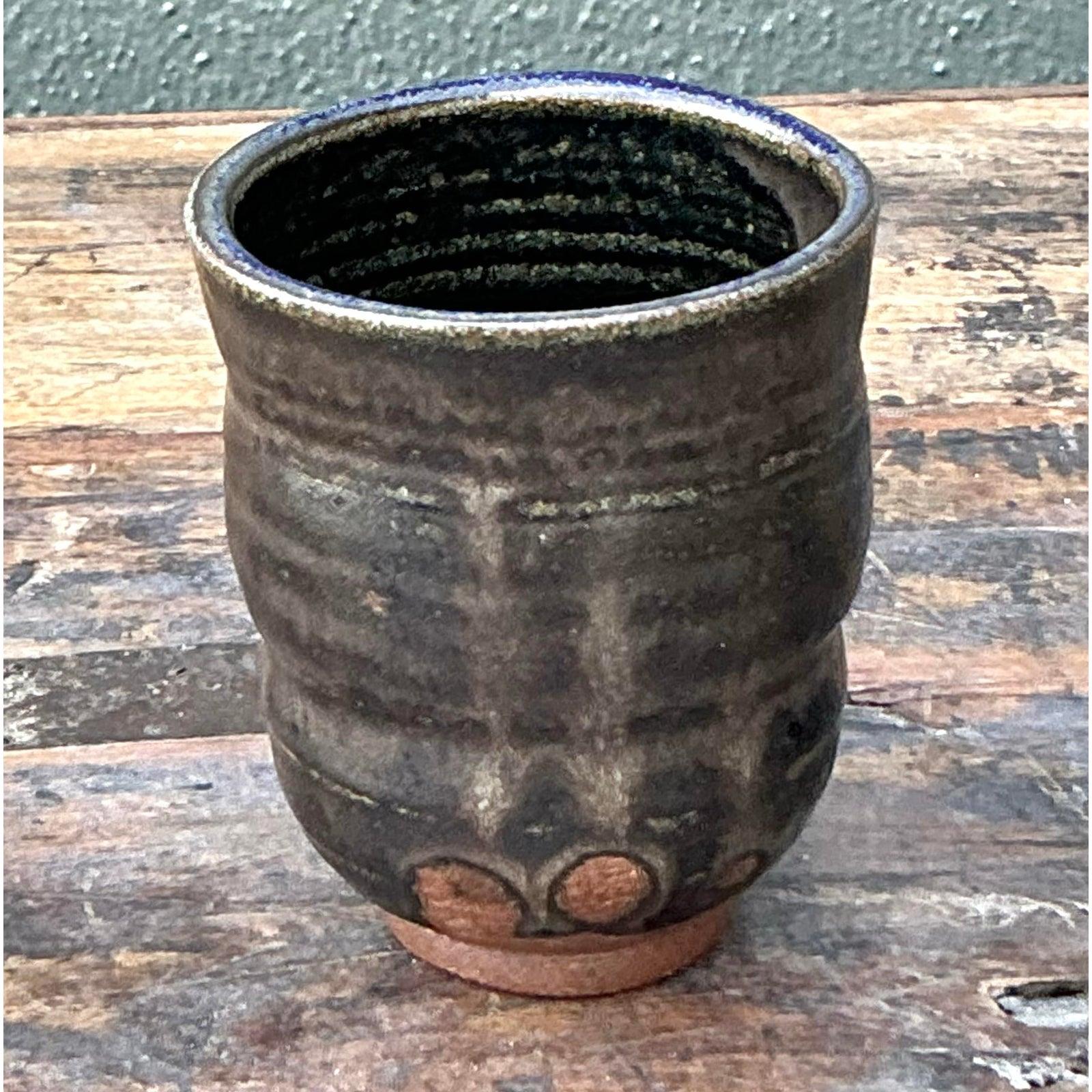 Americano Vaso piccolo d'epoca Boho Original Studio Pottery in vendita