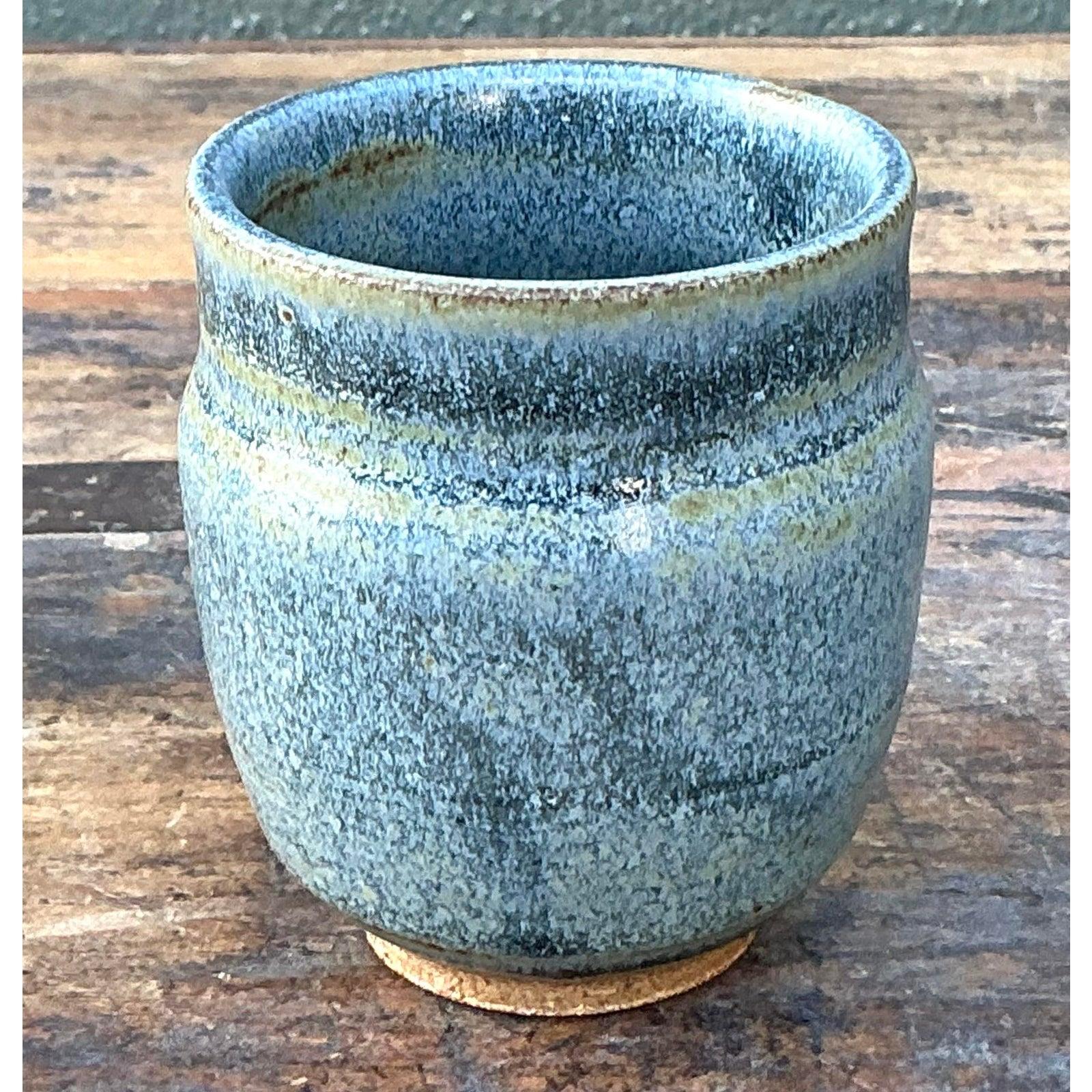 Americano Vaso piccolo d'epoca Boho Original Studio Pottery in vendita