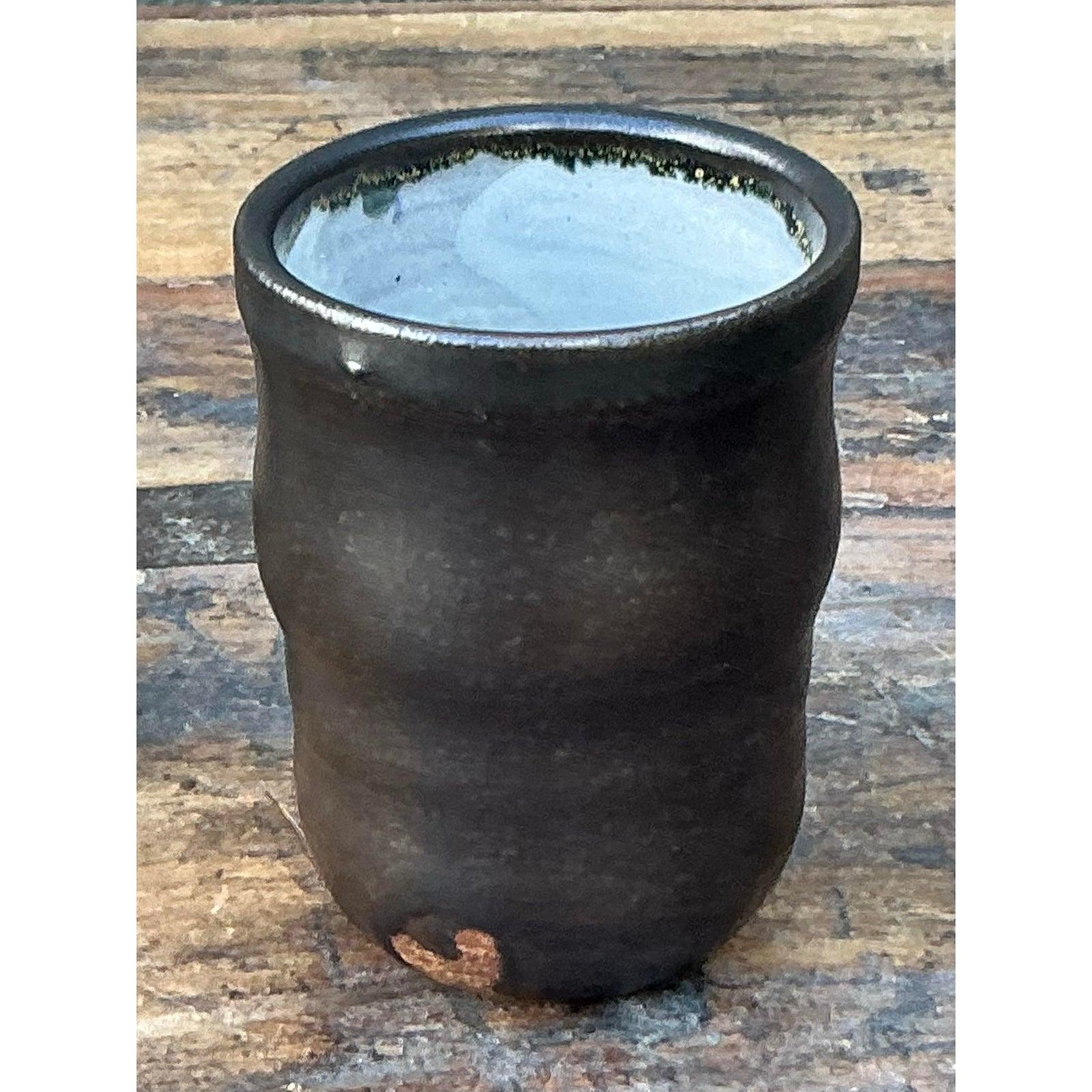 XX secolo Vaso piccolo d'epoca Boho Original Studio Pottery in vendita