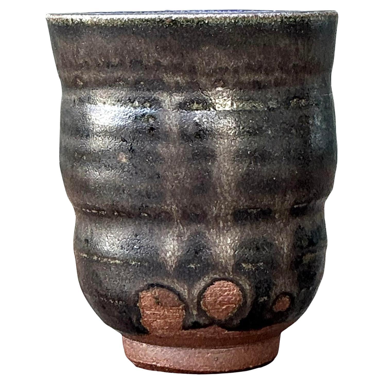 Vaso piccolo d'epoca Boho Original Studio Pottery