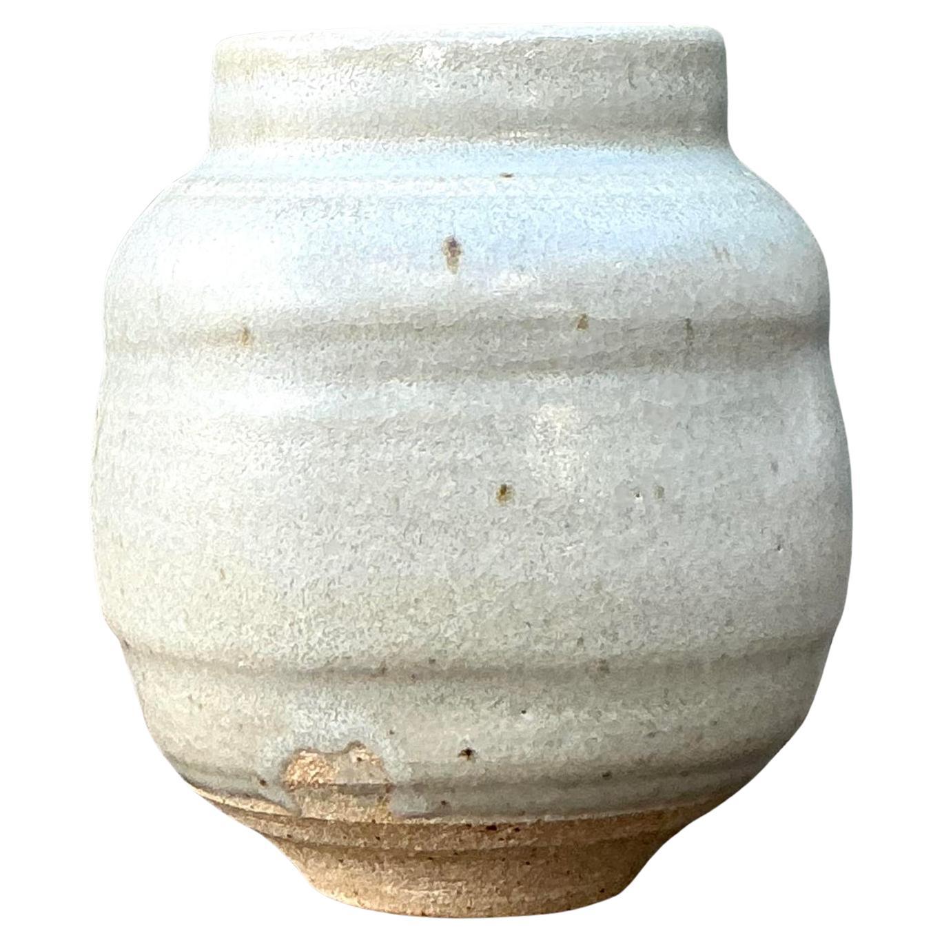 Vintage Boho Original Studio Pottery Small Vase