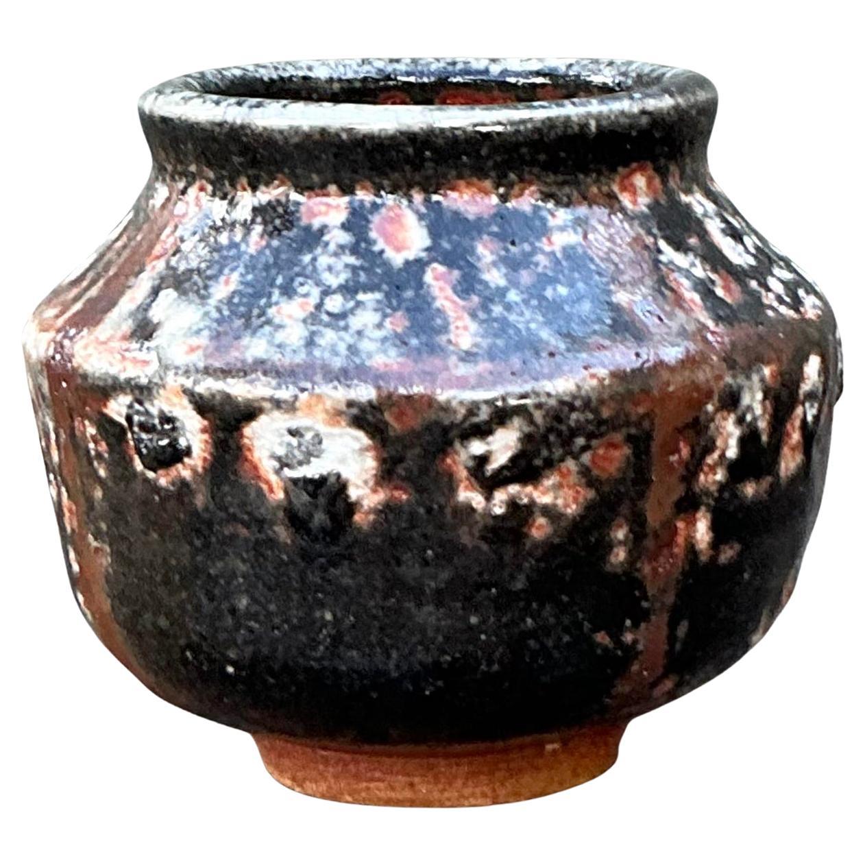 Vintage Boho Original Studio Pottery Small Vase