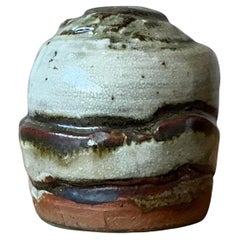 Vaso a stelo vintage Boho Original Studio Pottery