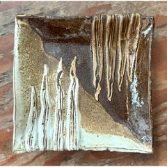 Vintage Boho Original Studio Pottery Tray