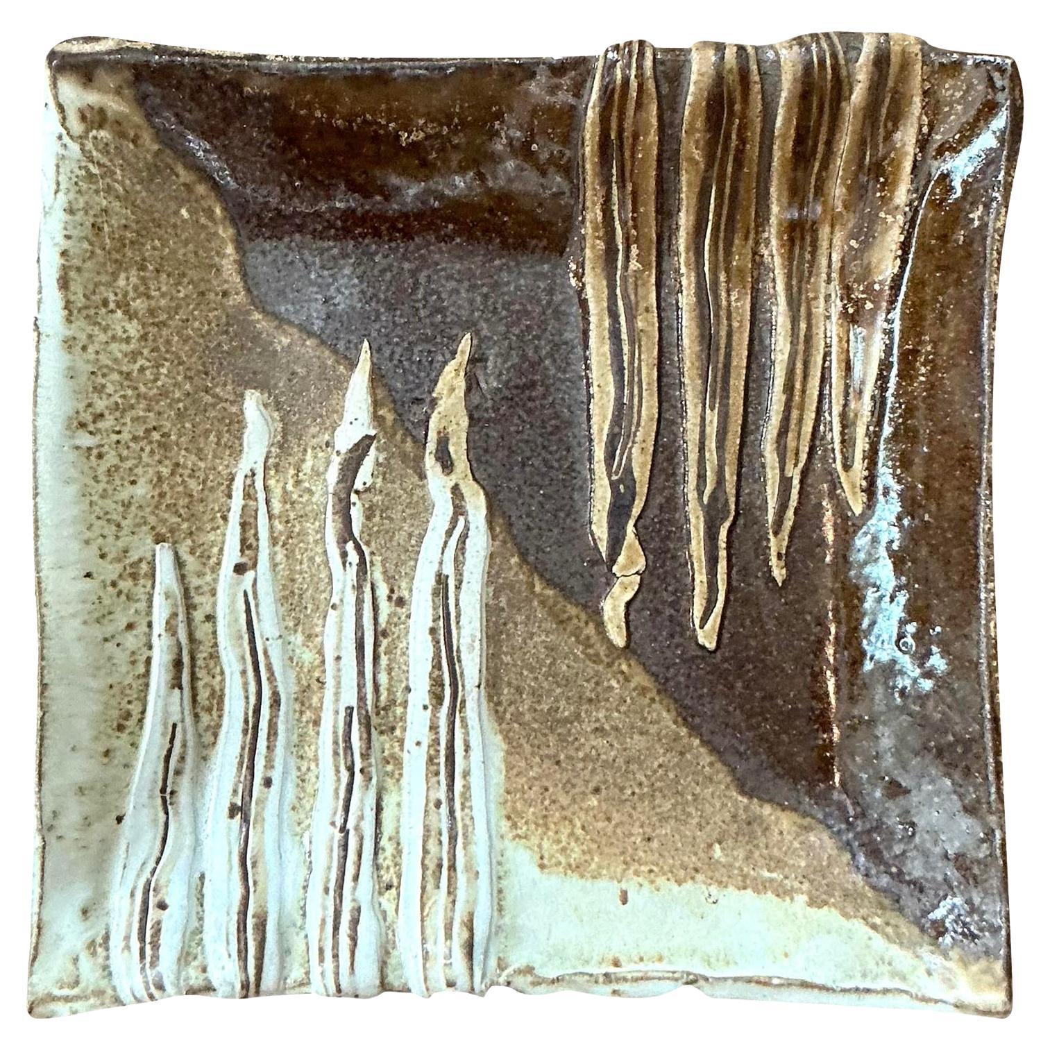 Vintage Boho Original Studio Pottery Tray