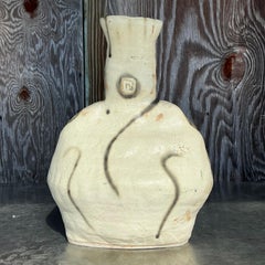 Vintage Boho Original Studio Pottery Vase