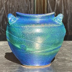 Vintage Boho Original Studio Pottery Vase