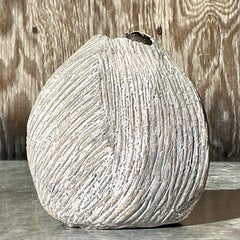 Jarrón Vintage Boho Original Studio Pottery