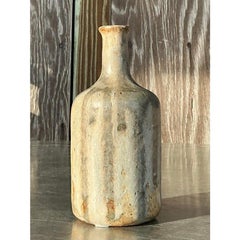 Original Vintage Boho Original Studio Pottery-Vase, Vintage