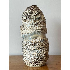 Jarrón Vintage Boho Original Studio Pottery