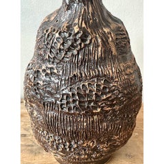 Vintage Boho Original Studio Pottery Vase