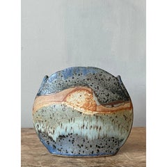 Vintage Boho Original Studio Pottery Vase