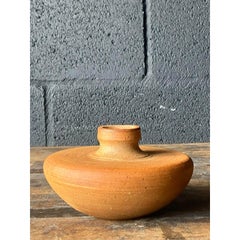 Vintage Boho Original Studio Pottery Vase