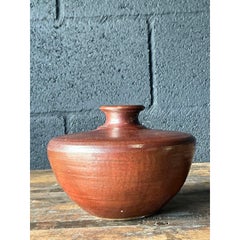 Vintage Boho Original Studio Pottery Vase