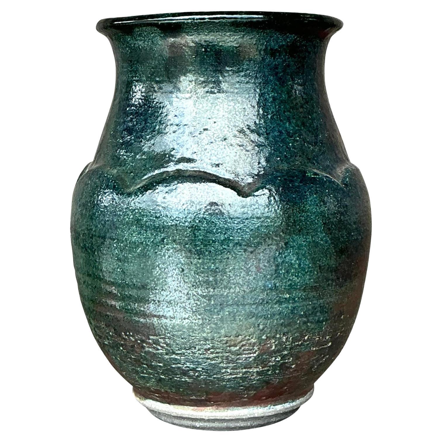 Vintage Boho Original Studio Pottery Vase