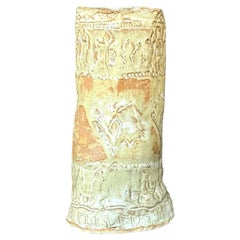 Jarrón Vintage Boho Original Studio Pottery
