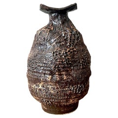 Vintage Boho Original Studio Pottery Vase