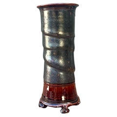 Vintage Boho Original Studio Pottery Vase