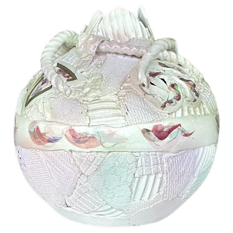 Vaso di Studio Pottery originale Boho d'epoca