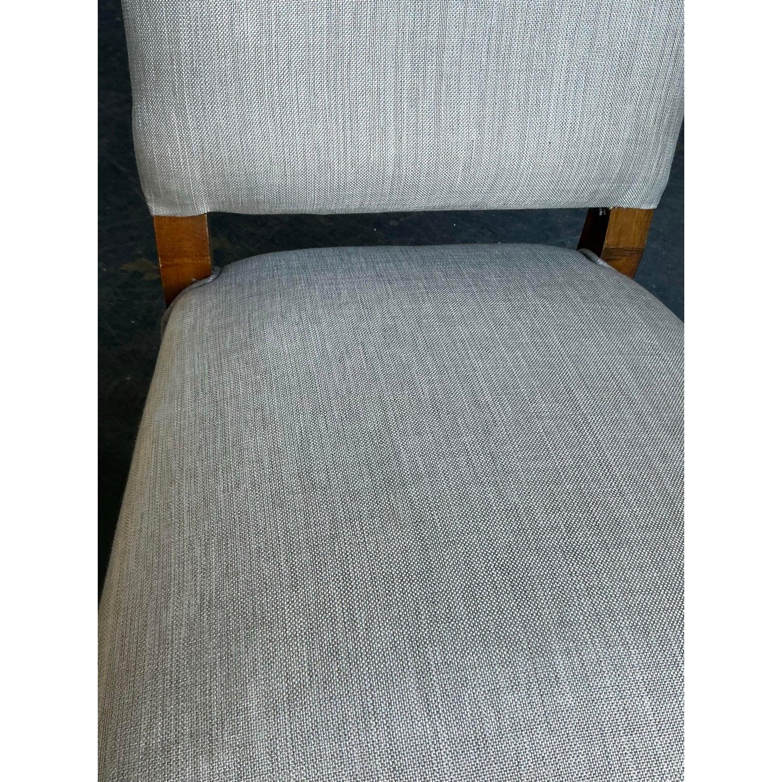 Vintage Boho Ous De Mouton Dining Chairs - Set of 8 In Good Condition For Sale In West Palm Beach, FL