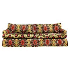 Vintage Boho Paisley Printed Sofa